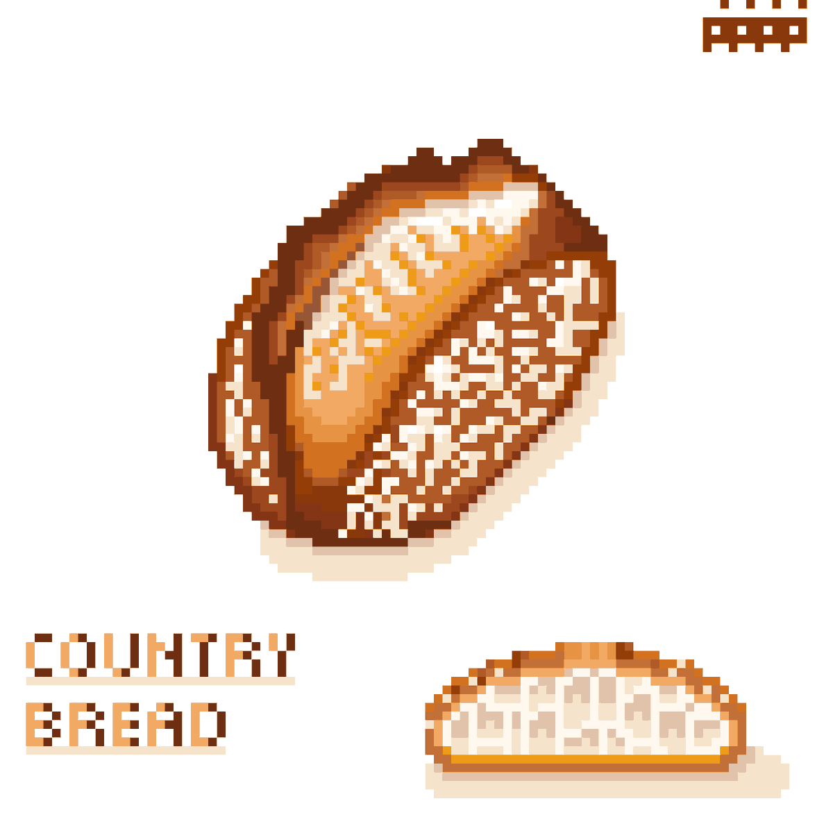 pipipipixel's tweet photo. Bread, a field study (I wish).
#pixelart #bread https://t.co/uMC8ooJtk9