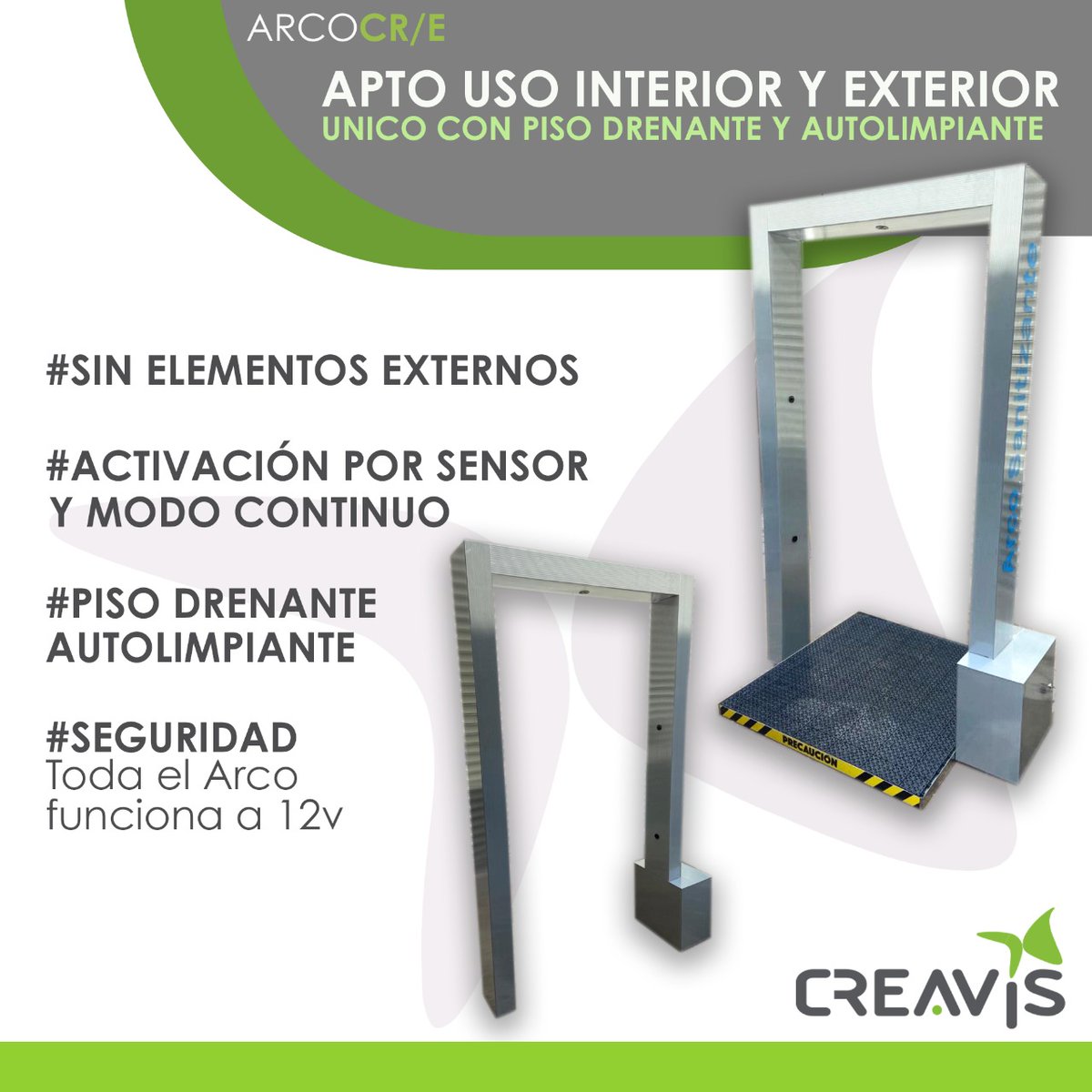 CreavisArg's tweet photo. Cabinas y Arcos de Sanitización contra COVID-19 desarrollados x #Creavis para contribuir a frenar la propagación de la pandemia
#CabinaSanitizante #ArcoDesinfectante #Coronavirus #QuedateEnCasa #COVID19 https://t.co/KjaKSh0Yvz