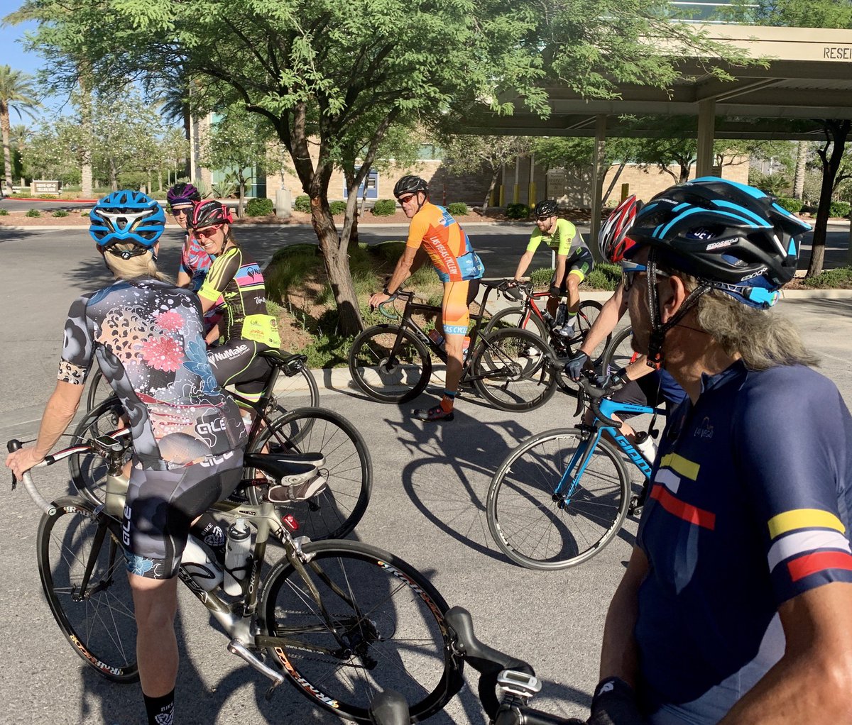 JustinJonesNV's tweet photo. Thanks to everyone who came out this morning for “Bike to the Ballot Box”! We had a fun, safe ride and exercised our right to vote in the @ClarkCountyNV Primary Election. Don’t forget to mail your ballots by June 9th! #cyclistsvote https://t.co/T8OtFVOGTv