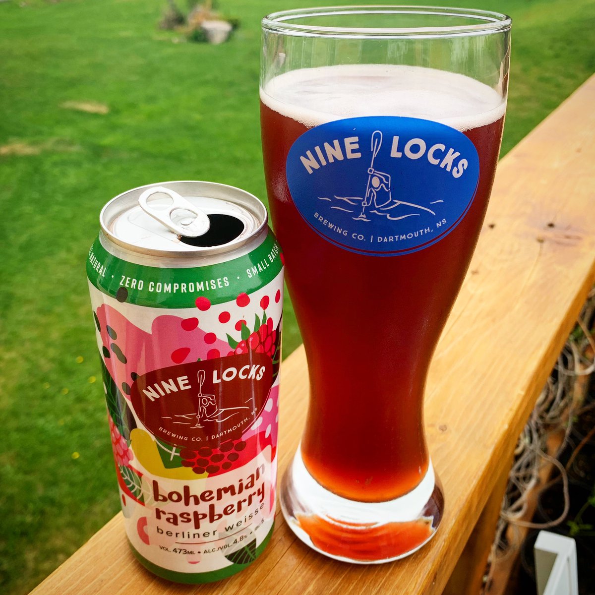 chrisgalton's tweet photo. Really enjoyed the Bohemian Raspberry from @ninelocksbrew ... serve very chilled #ninelocks https://t.co/WnYOxjafXG