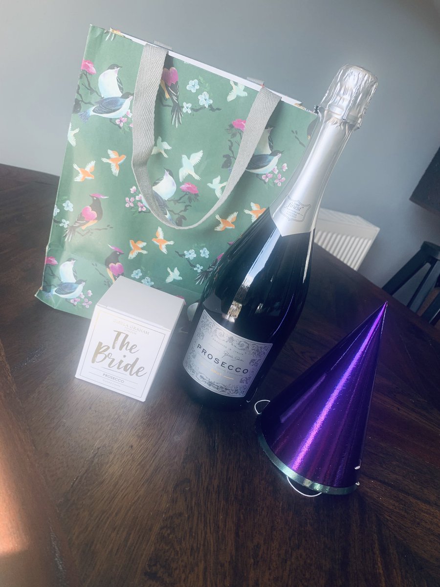 katej87's tweet photo. Celebrating my ‘hen don’t’ today with this goody bag delivered by @scudey this afternoon. Feeling very fortunate that we will get to do this at some point and that postponing a wedding was surprisingly quite simple. #hendont #postponedwedding #grateful #wedding2021 https://t.co/qPTITtz5ZS