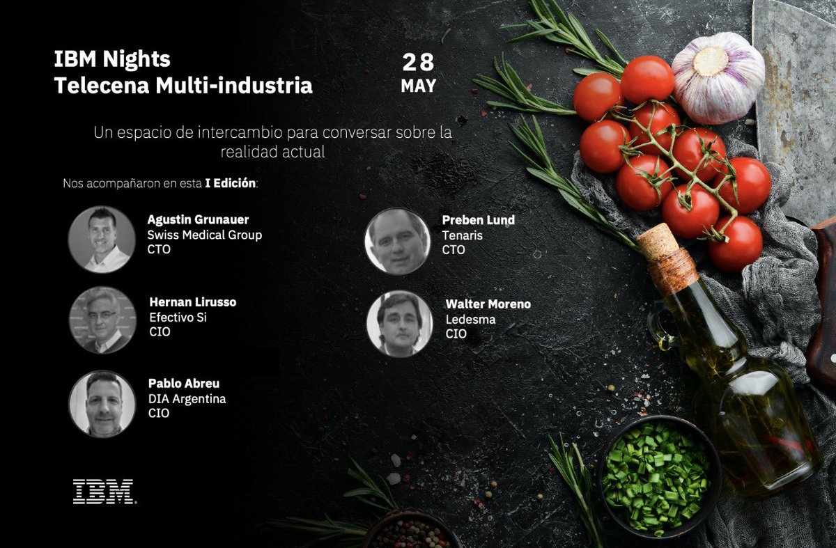 JuliWacker's tweet image. #IBMNights @NardaLepes cocinó para nuestros clientes, y con cada paso de su menú abordamos los temas más relevantes de la agenda actual: las nuevas necesidades y tecnologías asociadas, el modelo de reapertura, y las implicancias del new normal.