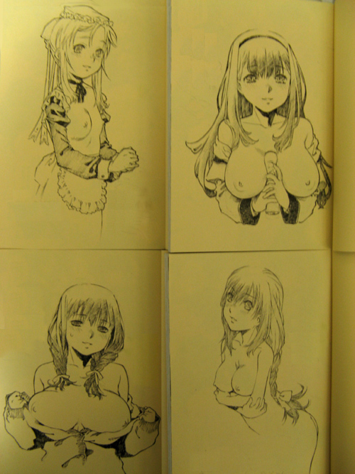 まんが王さまのサイン本企画10冊のうちいくつか。
この後当選者様のお名前とサインが入るッス (^^)
本は既にまんが王さまの方に行ってる頃だから近々お手元に届くか、と (^^; 