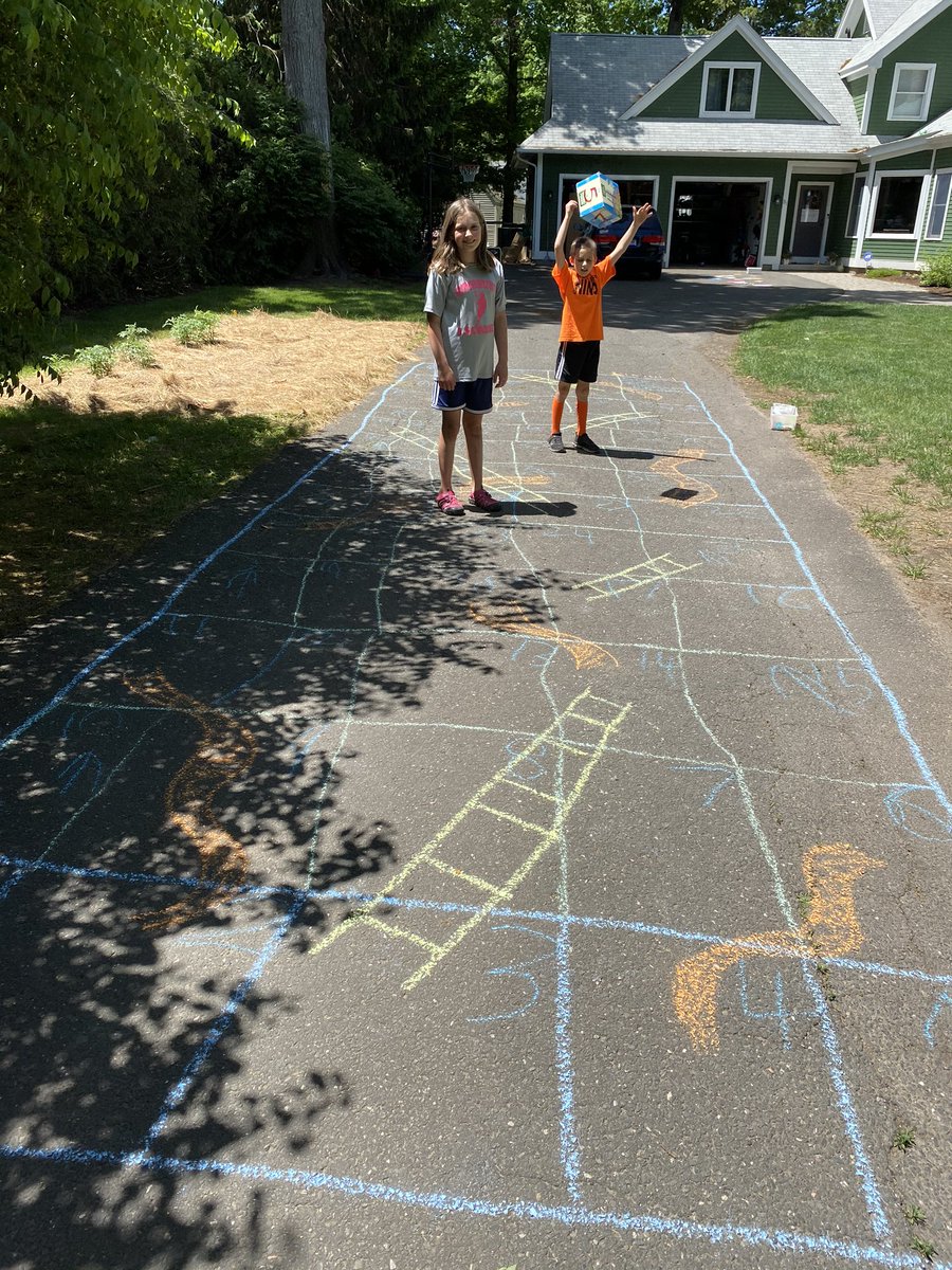 SQLShine's tweet photo. Chutes and Ladders anyone? Time to get outside and get creative! https://t.co/bFJJBdBo7y