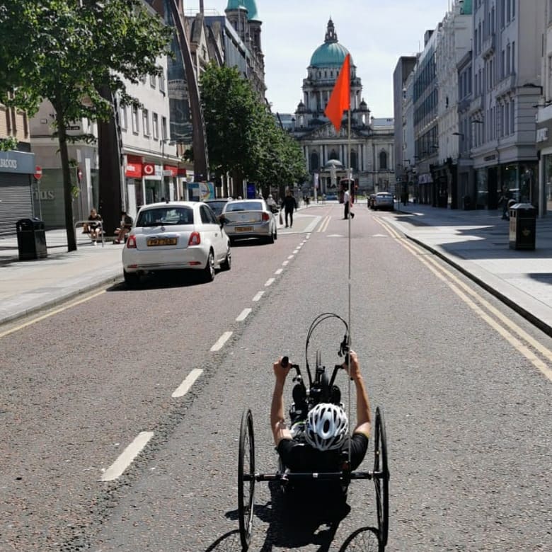 barclaybabe's tweet photo. Saturday afternoon in a deserted Belfast🚲
#blackbetty #gopro #stillfightingcancer https://t.co/EylQkK53RN
