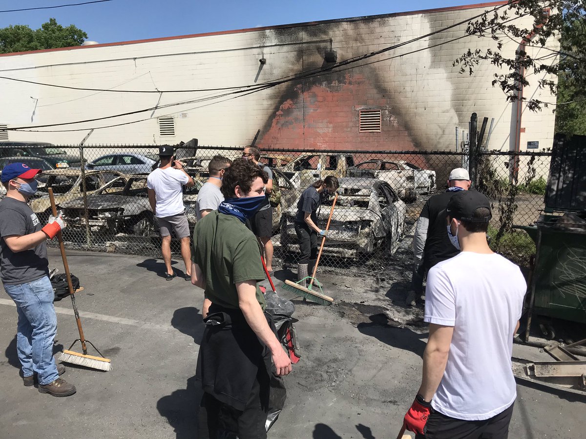 Thanks to everyone who came out with us to clean up.

Continue to be good to our city and to each other.