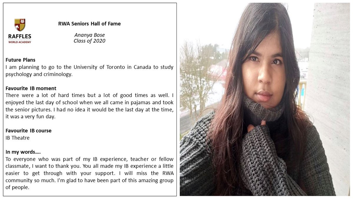 IBDP | Raffles World Academy tweet media