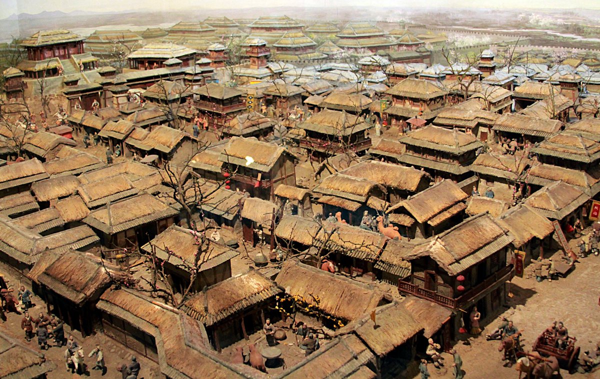 33. Linzi, capital of the ancient Chinese state of Qi (9th century BC)Source:  http://shorturl.at/dsuA8 