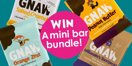 🎉 WIN A MINI BAR CHOCOLATE BUNDLE 🍫 
Mix &amp; match 5 mini bars to send chocolate happiness to someone special 😀
For the chance to win, simply Follow Us and RT! 
Order via gnawchocolate.co.uk
#Win #Giveaway #Chocolate #Competition #ChocolateDelivery #GnawChocolate