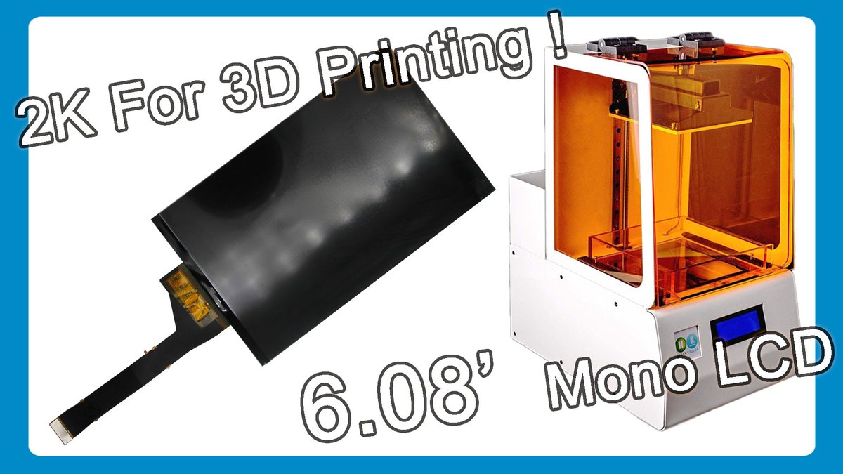 panoxdisplay's tweet photo. This is a customized 6.08 inch 2560x1620 LCD for 3D printing system.
No backlight, high precision for UV curing.
High resolution!
Monochrome, high efficiency when curing!
1.3 mm thickness, long lifetime under UV light!

https://t.co/w0HJhHIpYn https://t.co/mWQSVAZ2OJ