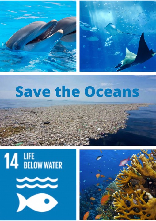 PR_etwinning's tweet image. Pollution, overfishing and climate change have a devastating impact on the ocean and marine biodiversity. Marco B. and Marco C. contributed to the #SDGAwareness campaign of the #eTwinning project "Get Up and Goals!" with a poster. #Goal14 #SDGs #SDG14