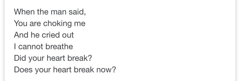 This has always been one of my favorite songs from <a href="/brilliancemusic/">The Brilliance</a> and now its meaning is all the more poignant. 

Ask yourself this morning:

Does your heart break?