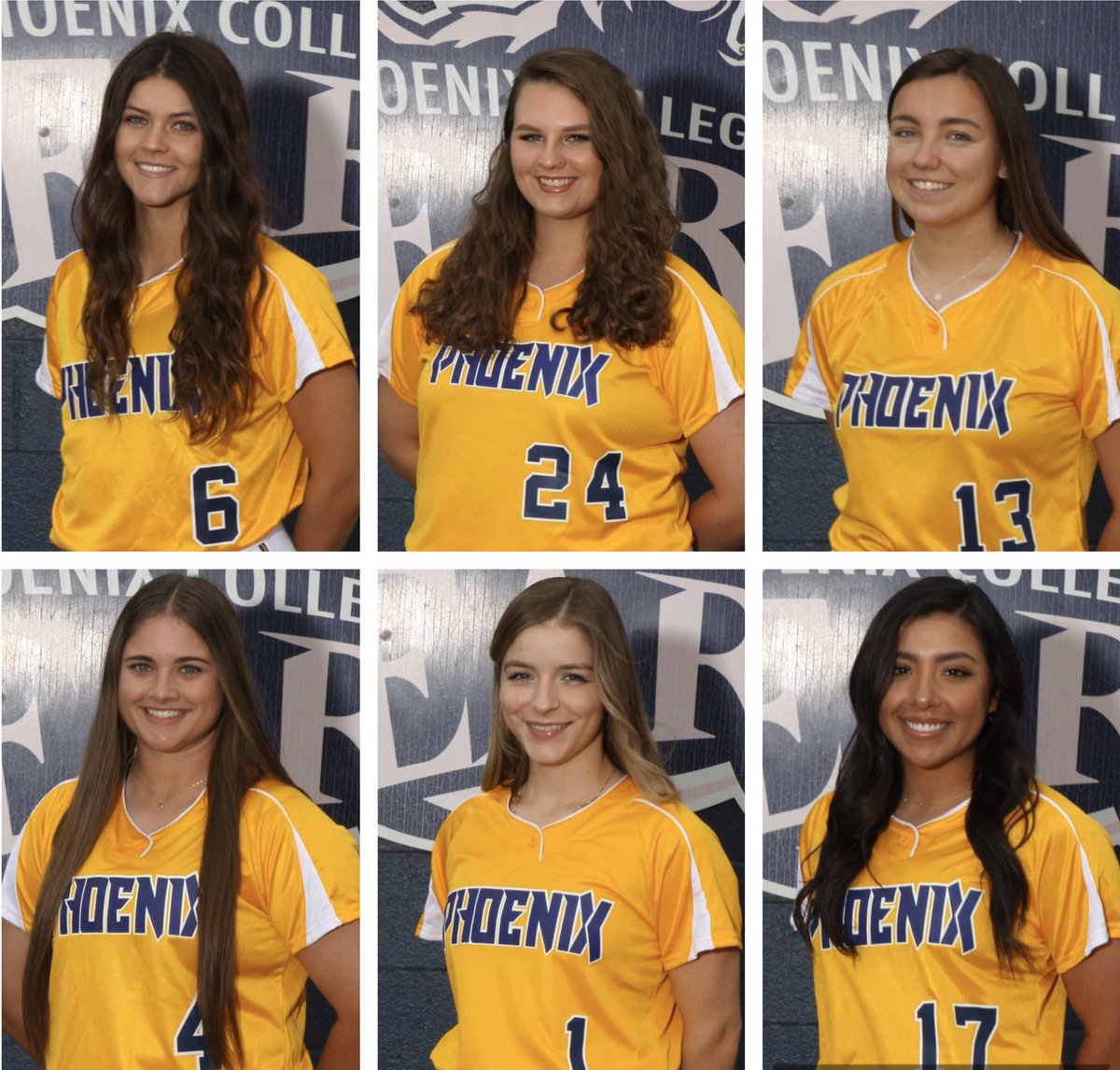 Congratulations to Sydnee Smith, Julianne Malis, Jillian Pavlik, Ava Kingston, Caroline Chilton &amp; Mia Stankiewicz for earning the NJCAA Academic All American 1st Team-Pinnacle Award
GPA 4.0 or greater 
<a href="/PhoenixCollege/">Phoenix College</a> <a href="/PC_Athletics/">PCAthletics</a>