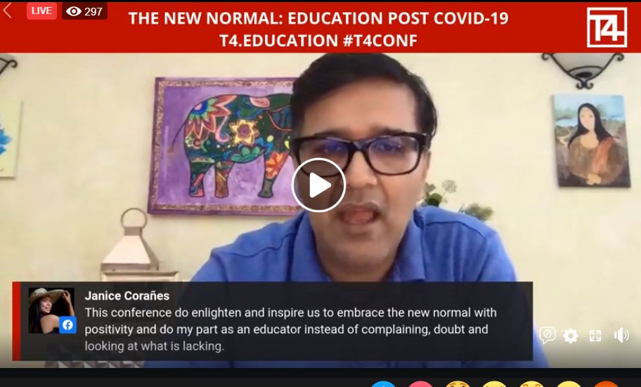 banaqvi's tweet photo. #Incredible!
Thank you @vikaspota  for all your efforts in making it happen.
The #NewNormal:
No Teacher is an #Island we #Connect #Create #Innovate
#Focus on collective wellbeing 
#TeacherLeaders
#UseTechnology in #Context 
#DesignBlendedLearning
#T4Conf https://t.co/VlHUtZU91x
