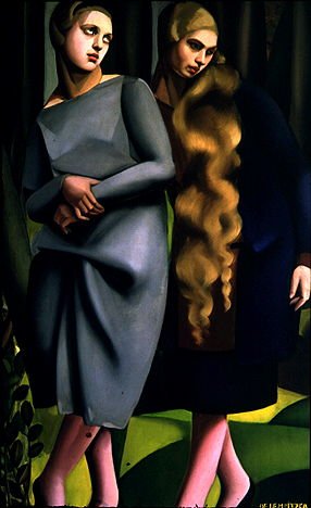 Tamara de Lempicka, Irene and her sister, 1925 #womensart