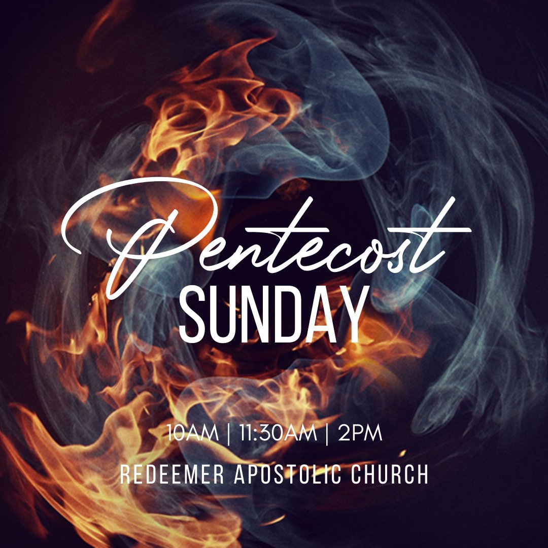RedeemerLive's tweet photo. Come experience the Power of Pentecost!

Join us at one of our three service times starting with Prayer at 9:30am:
⁣⁣
10:00am⁣⁣
11:30am⁣⁣
2:00pm (Español)⁣⁣ https://t.co/1lbtfWEF8k