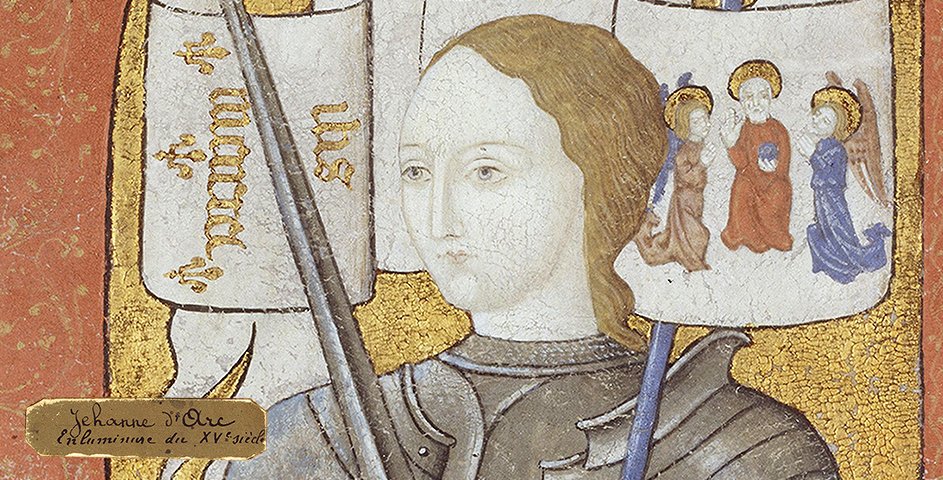 art depicting joan of arc