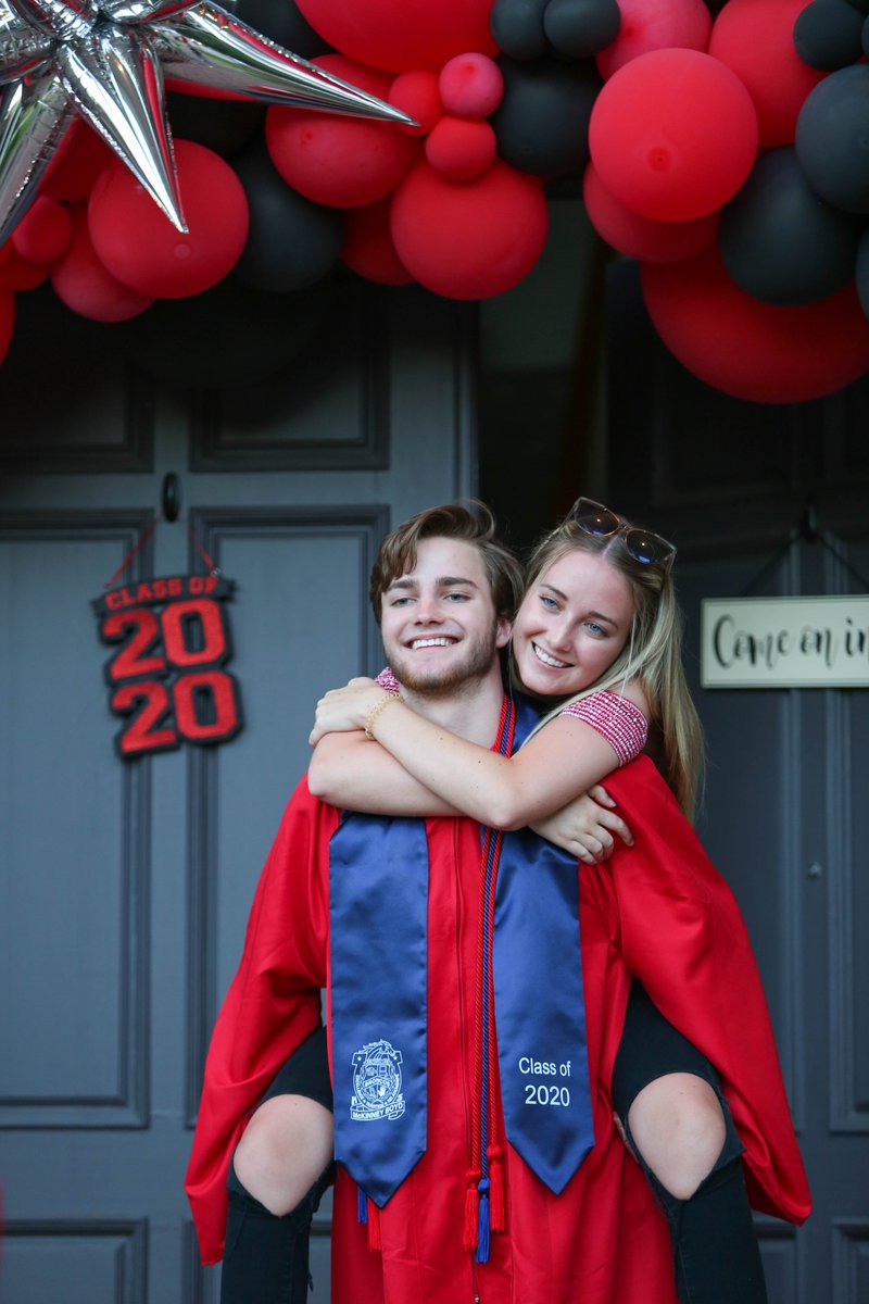 kmwilson97's tweet photo. My heart and soul - these two.  Ethan, congratulations on your graduation!  One of the greatest things a mother can have is for her children to love each other as she loves them.  #forlife #proudmama #seniors2020 https://t.co/G61CK3qFIn