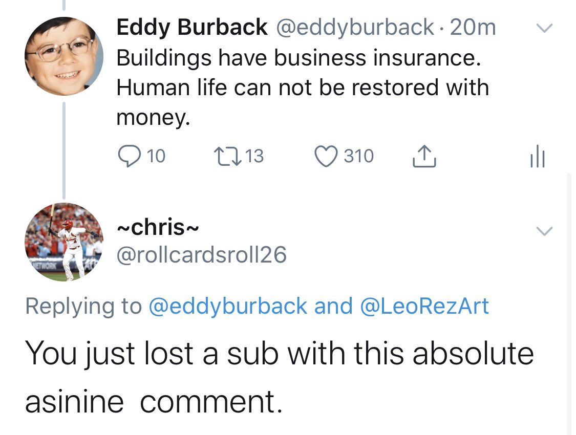eddyburback's tweet photo. I cannot believe this is real, this is the funniest screenshot that I have ever taken

Goodbye Chris💔 https://t.co/wZxogeOtxX