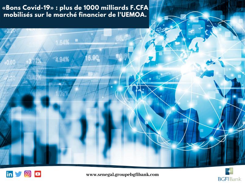 Les États membres de l’UEMOA, en concertation avec les partenaires techniques et financiers, ont validé un programme d’émissions de « Bons Social Covid-19 » d’environ 1 172 milliards de FCFA. Pour en savoir plus : lnkd.in/esrz4e6