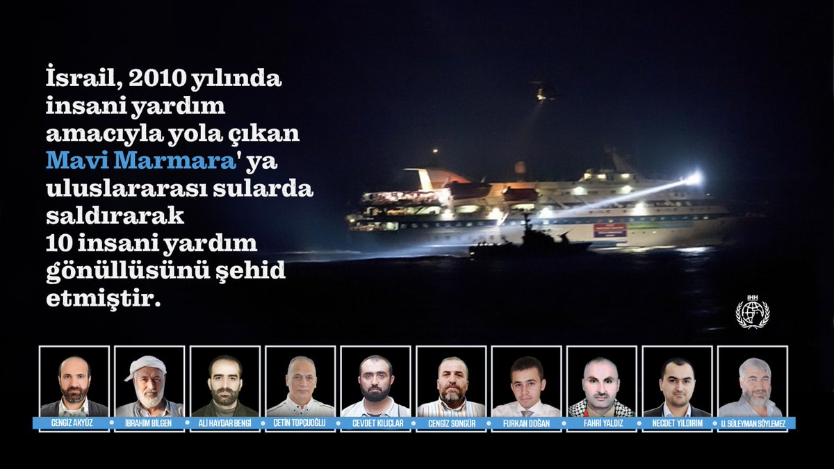 Gencihhburdur's tweet photo. İsrail'in dokunulmaz olarak bilinen algısını kıran Mavi Marmara muhtaç ve mazlumların umut sembolü oldu. 

#MaviMarmara10Yaşında https://t.co/JvxlPUPw65