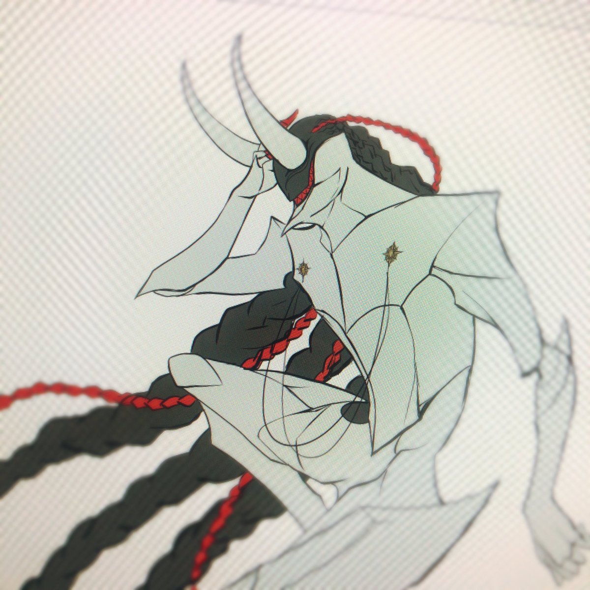 これは生まれたてのロキ まだ模様が出来ていませんね 野月 びおのイラスト