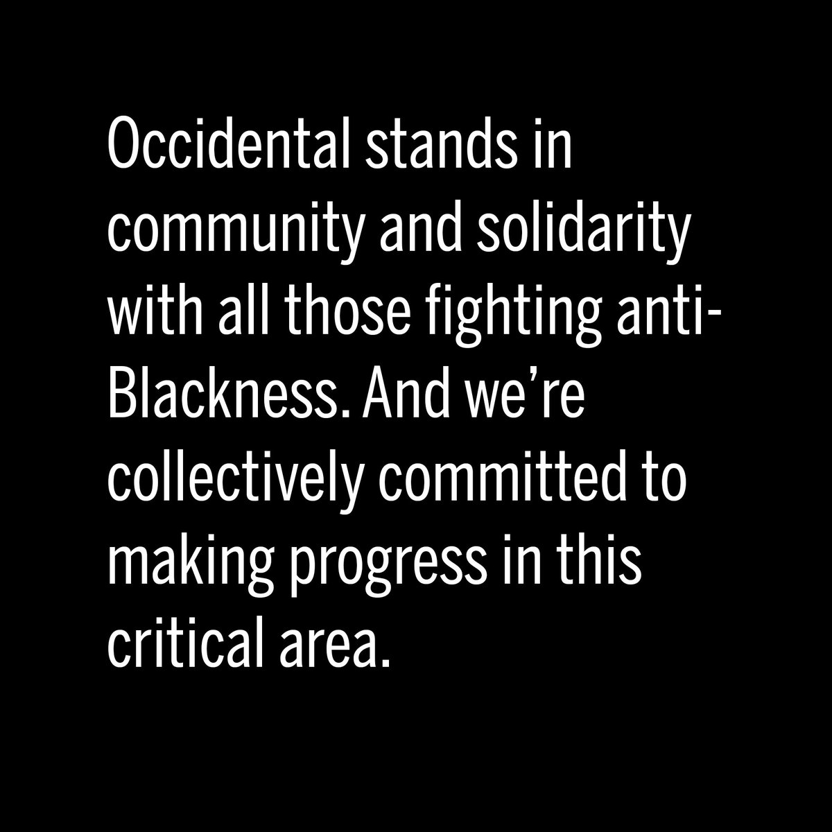 Occidental College tweet media