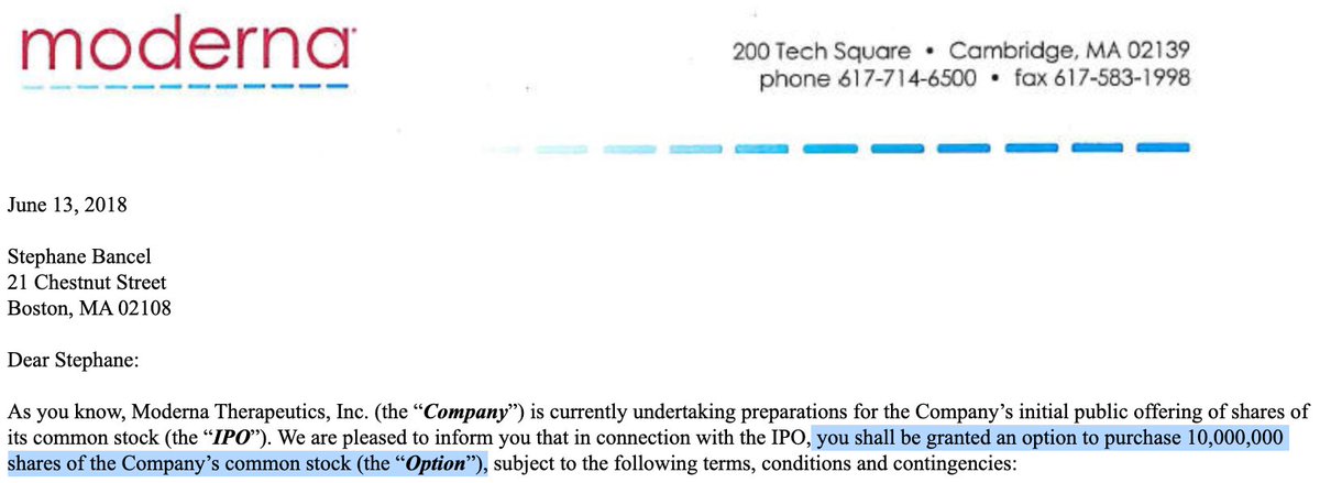 Plus, Moderna’s top execs have kept most of their potential stock options.Based on their contract terms, Moderna’s CEO, president and CTO have this year sold less than a fifth of their potential shares. Its CFO still owns 1.2 million shares after his latest selloff.