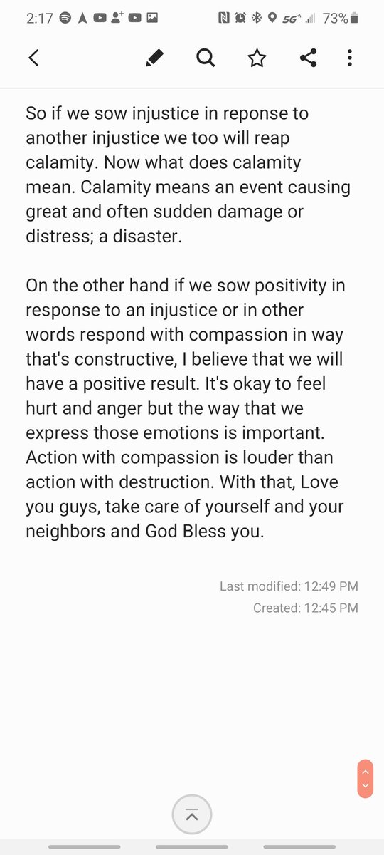 Let's respond to injustice, but it's how we respond that makes the difference.