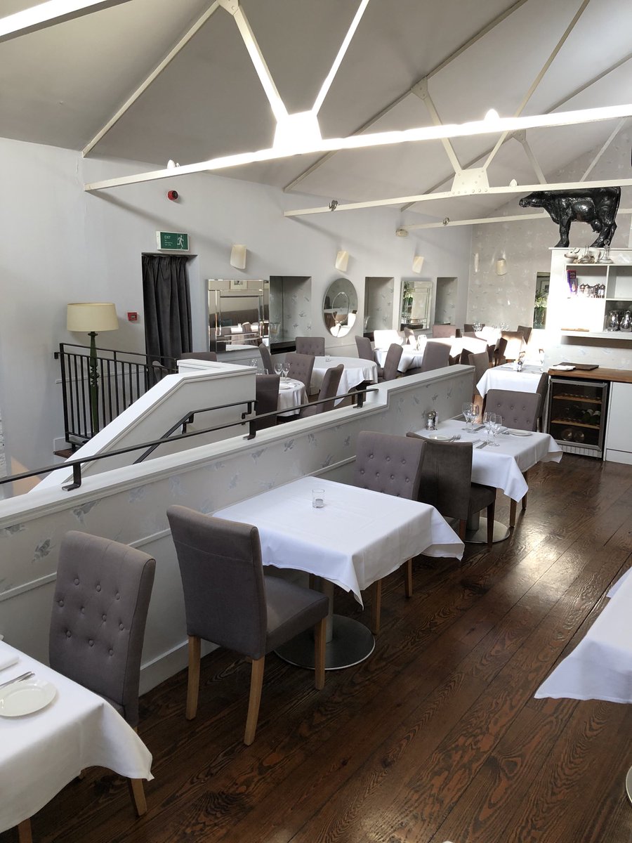 An empty restaurant on a June BH Sat night in Dungarvan.  This place should be heaving tonight 😔