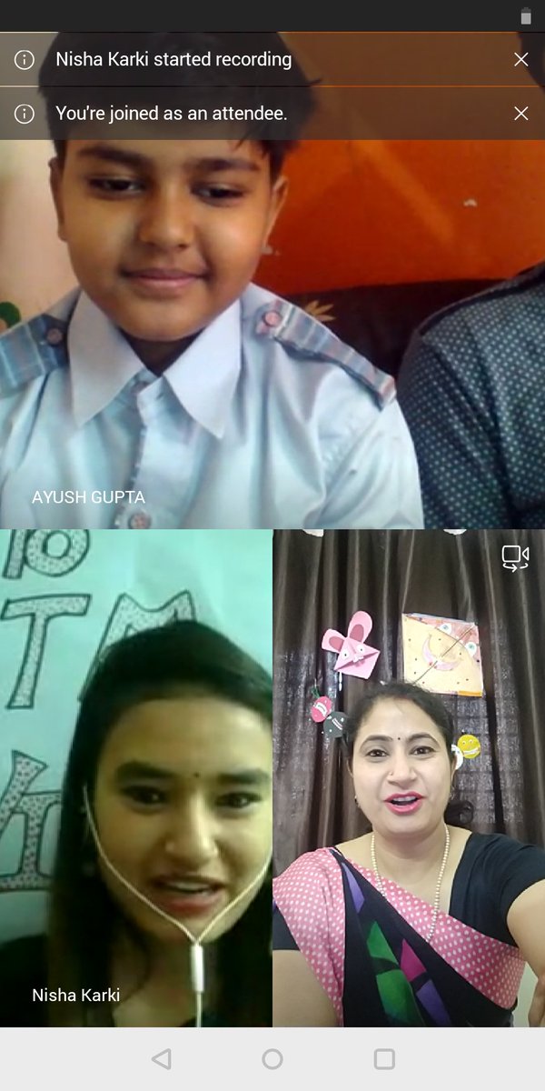 gauri_sonii's tweet photo. Enthralling experience and magnificent way towards the new domain #VirtualPTM #connectedwe #steppingahead under the supervision # our Principal Sir @vividh87
@BBPSMV @msisodia @cbseindia29 @DrRPNishank @htTweets @timesofindia https://t.co/jh1Z3fF3YG