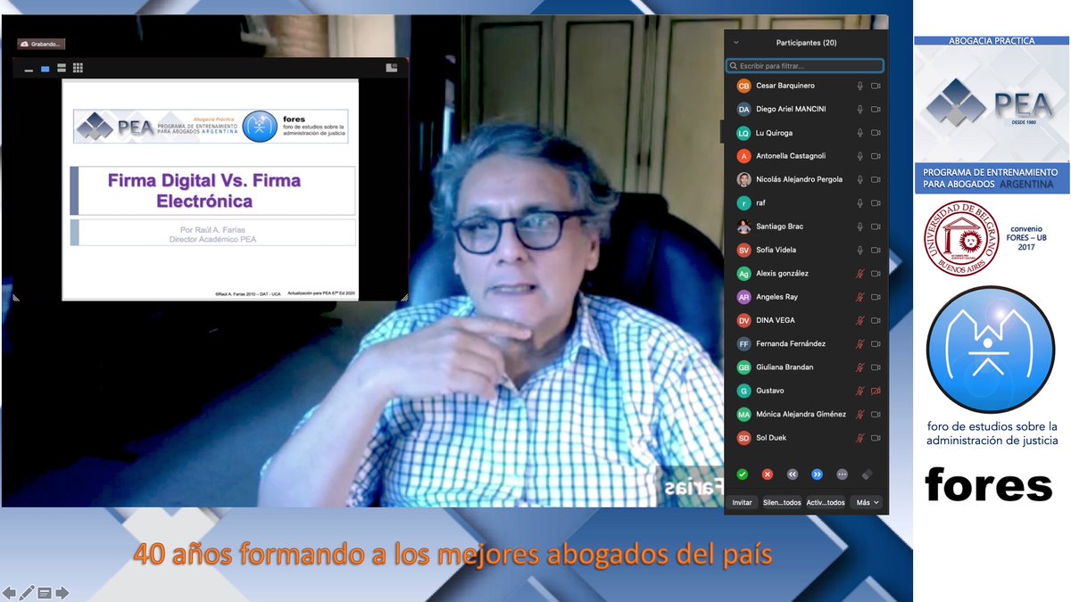 EABA_4_0's tweet photo. Firma Digital y Firma Electrónica en el Programa de Entrenamiento para Abogados del @FORESJUSTICIA
#PEA #PEA2020 #PEAADistancia #PEA40Años #PEAUB #PEAAbogaciaPractica #Tecnologia #FirmaDigital #FirmaElectronica #DerechoyTecnologia
https://t.co/pNEfqCWEJJ https://t.co/p2YPgp0Mpw