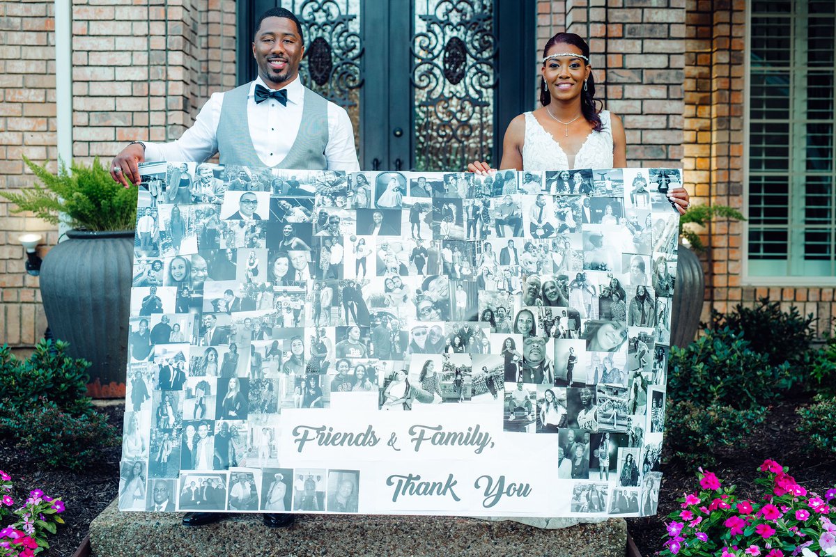Yesterday was incredible. I married my best friend &amp; was blessed 2 have our family their w us. Along w them, we had incredible support from afar. We thank u all so much 4 joining in on our day. Covid tried 2 trip us up, but God!! 

Love