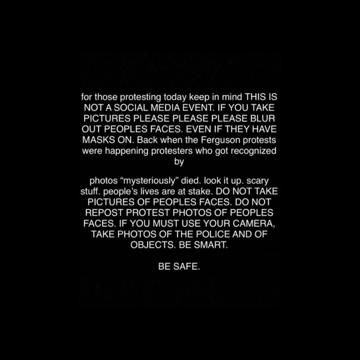 deetranada's tweet photo. PLEASE! PLEASE! PLEASE! STAY SAFE AND STAY VIGILANT. https://t.co/5KjCxWjqVM