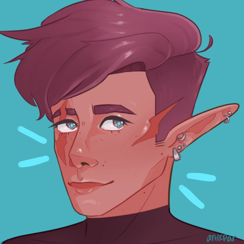 bampikku's tweet photo. 109 days inbetween the two. so proud ^,^❤️ this is my boy osyris!! he's my first / most prominant OC :> #ArtistOnTwitter #art #oc #myoc #osyris #artecpar https://t.co/1l7HGqRjcl