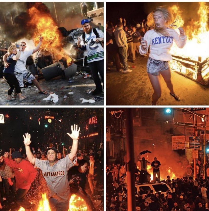 KMacMusic's tweet photo. White people riot over sports.
Black people riot over not wanting to be killed for being black. 

I said it. 

#riots2020 #JusticeForGeorgeFloyd #protests #GeorgeFloydProtests #georgesfloyd https://t.co/UDzRJc1ZME