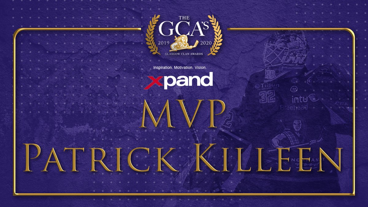 🏆 GCA's 🏆: Finally we reach the main award of the night...

The MVP award of the 2019/20 season goes to...

our #⃣3⃣2⃣ Patrick Killeen! 🏆

WATCH 🔗 bit.ly/2XiXN7L

#Glasgow | #GCA20 | #PurpleArmy