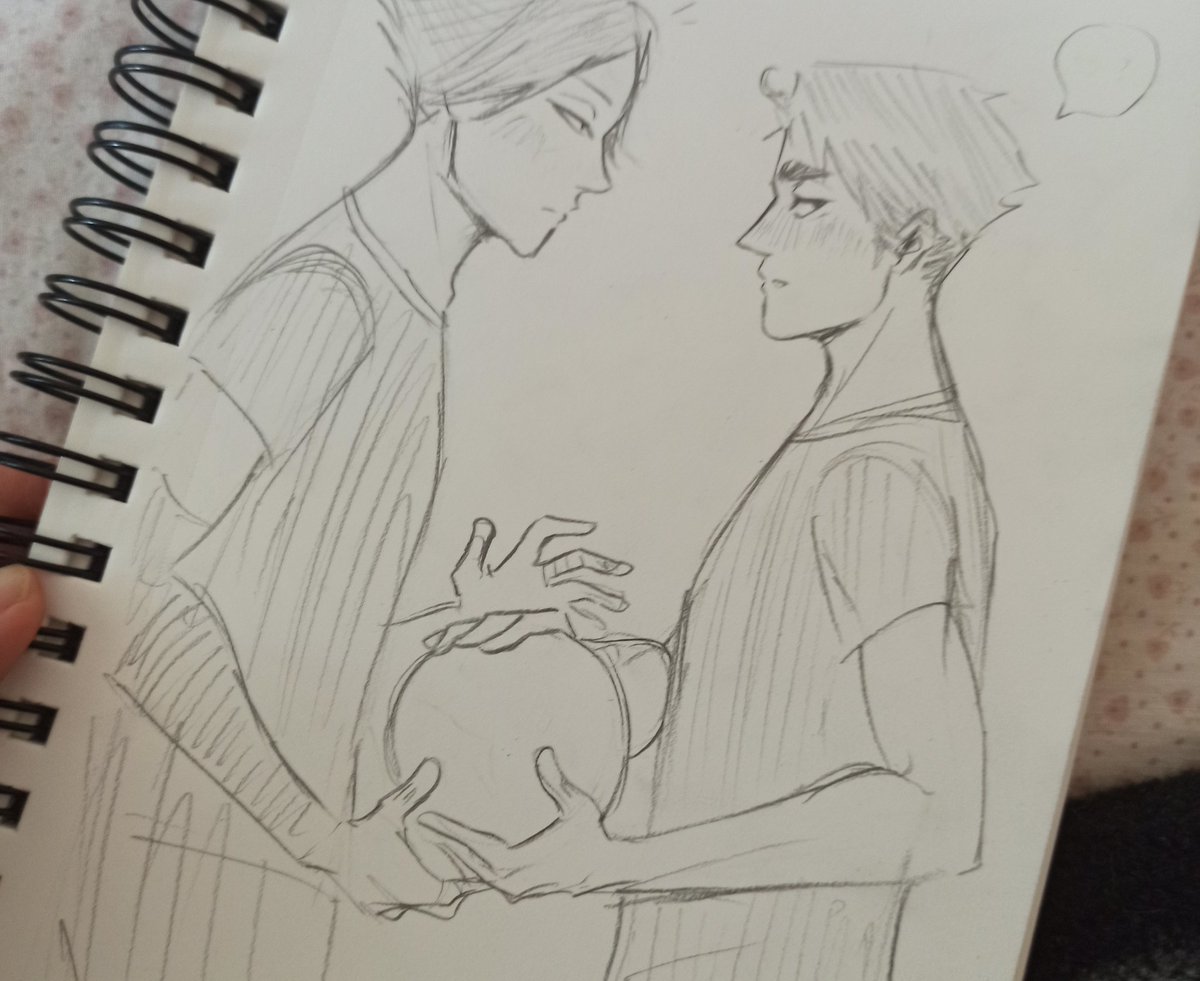 a tiny preview for the upcoming @osasunaweek starting on monday ! this is just a sketch but I hope you'll like it ! what is Osamu saying to Suna ? ? #OsaSunaWeek 