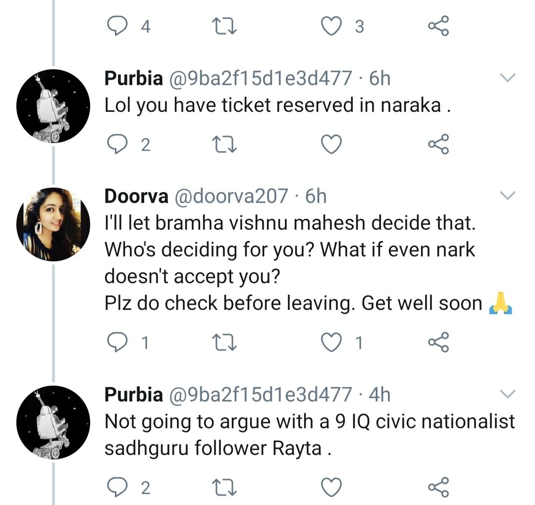 This is what targeted harrasment looks like!To fight an enemy outside is easier than fighting enemies within. Leftists are losing discourse.what about section of twitterati unable to get into left, trying to divide Hindus. No hindu is hindu enough for them!