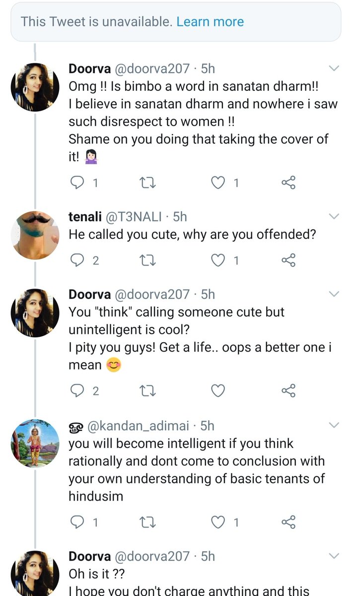 Abuse others & make sanatan dharm look like sharia law! They won't think twice to use slang words & abuse girls. Funny enough the girls too support them & go two steps ahead when it comes to abuses! Coz only they are "Women" others are NOT.