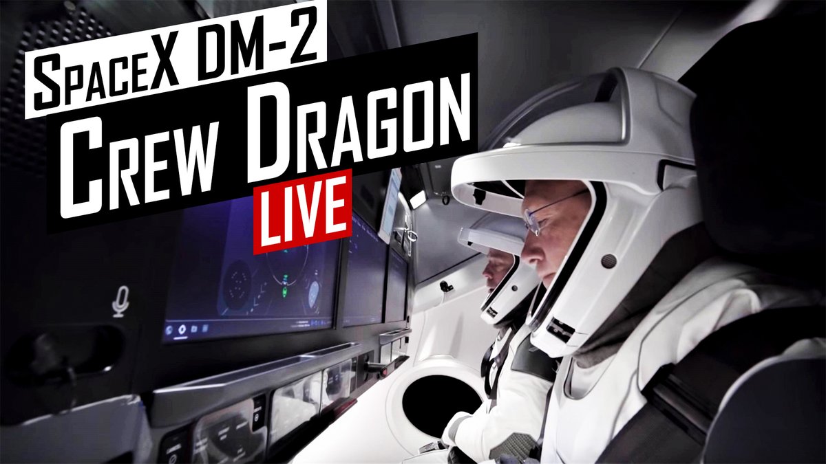 We are GO for launch!!!  Join me live now to watch the first #SpaceX astronauts fly on #DM2

📺➡️ youtu.be/EL860Ivpct0