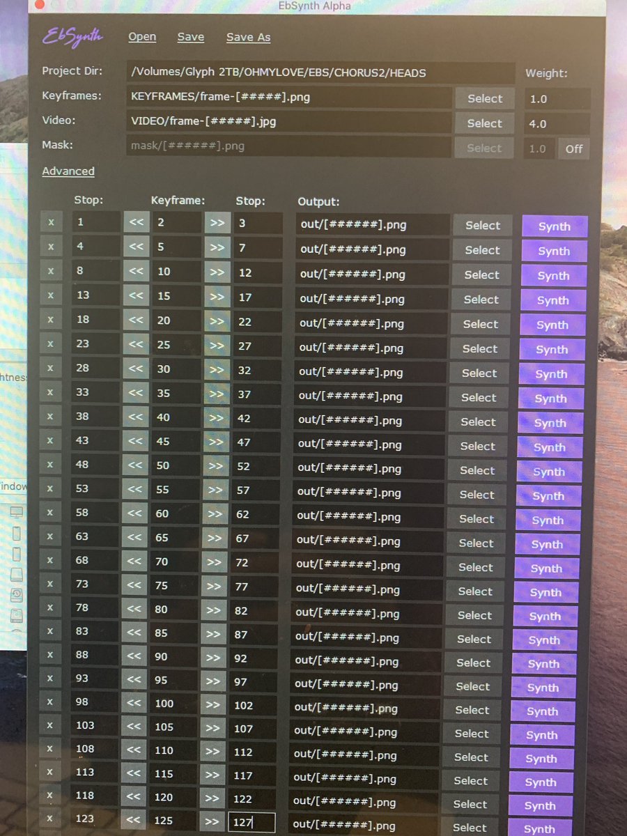 Fingers crossed this does the trick! #ebsynth #keyframes #verymanykeyframes