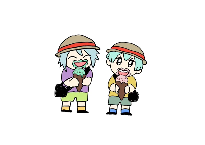 年齢操作⚠︎ たまきくん(5)とはるかくん(5) 
