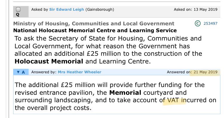 Government bungs another £25m of public funds into the project, because it turns out that building underground in a flood zone and trying to avoid 100 year old tree roots is quite pricey. 10/n