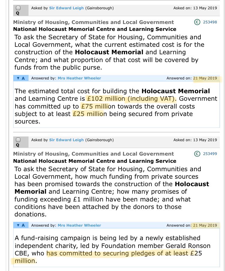 Government bungs another £25m of public funds into the project, because it turns out that building underground in a flood zone and trying to avoid 100 year old tree roots is quite pricey. 10/n