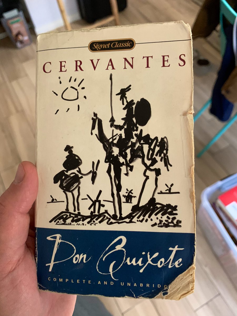 Clearing out what will become the baby’s room. I own seven or eight copies of this book, but this was the first translation I ever read. My favorite