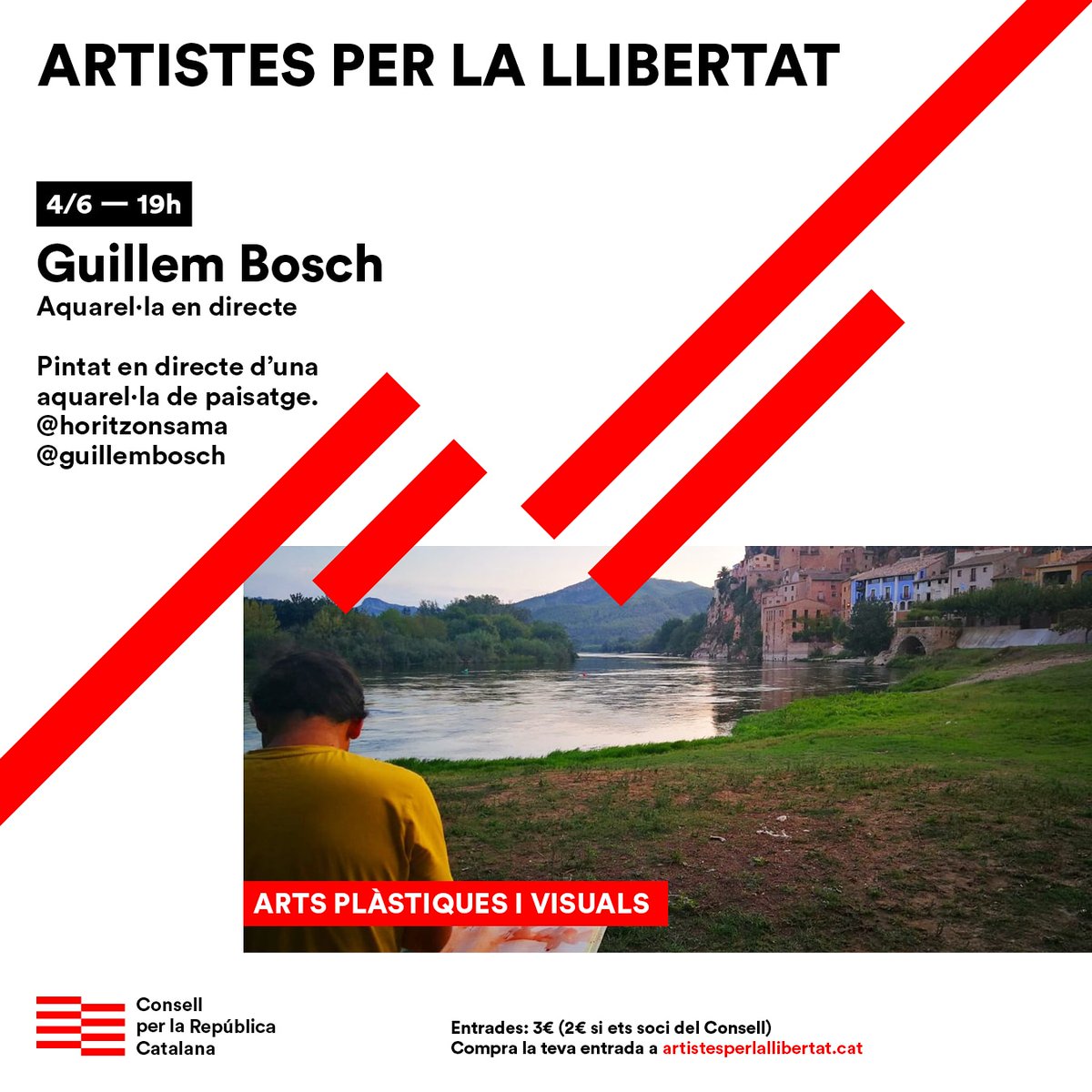 CLdR_Sabadell's tweet photo. 📲 🎷🎨🎭
#ArtistesPerLaLlibertat 
defensa l’Art, fes República! 

La cultura, Dret Universal promogut pel @ConsellxRep i Consells Locals, i de solidaritat i ajuda al col·lectiu dels artistes, tant malmès amb aquesta crisi.

ℹ️ https://t.co/uTZTIAdjG3
#AccióSocialRepublicana https://t.co/dtbeGEi2dl