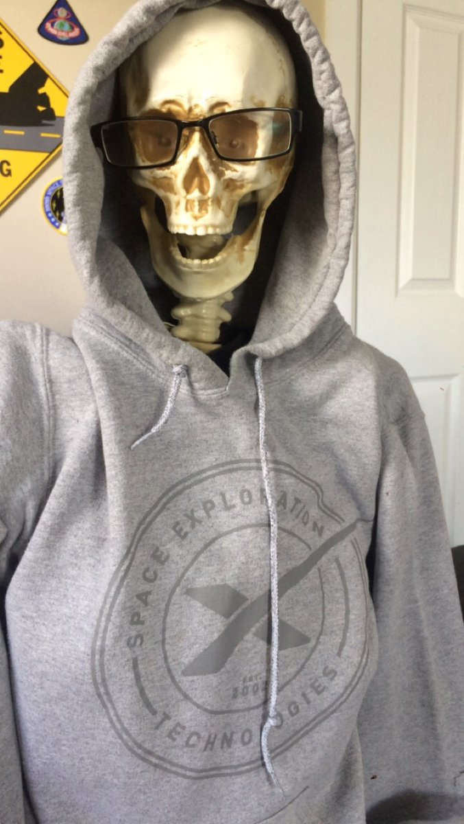 As always, Mr. Bones is ready too! #LaunchAmerica