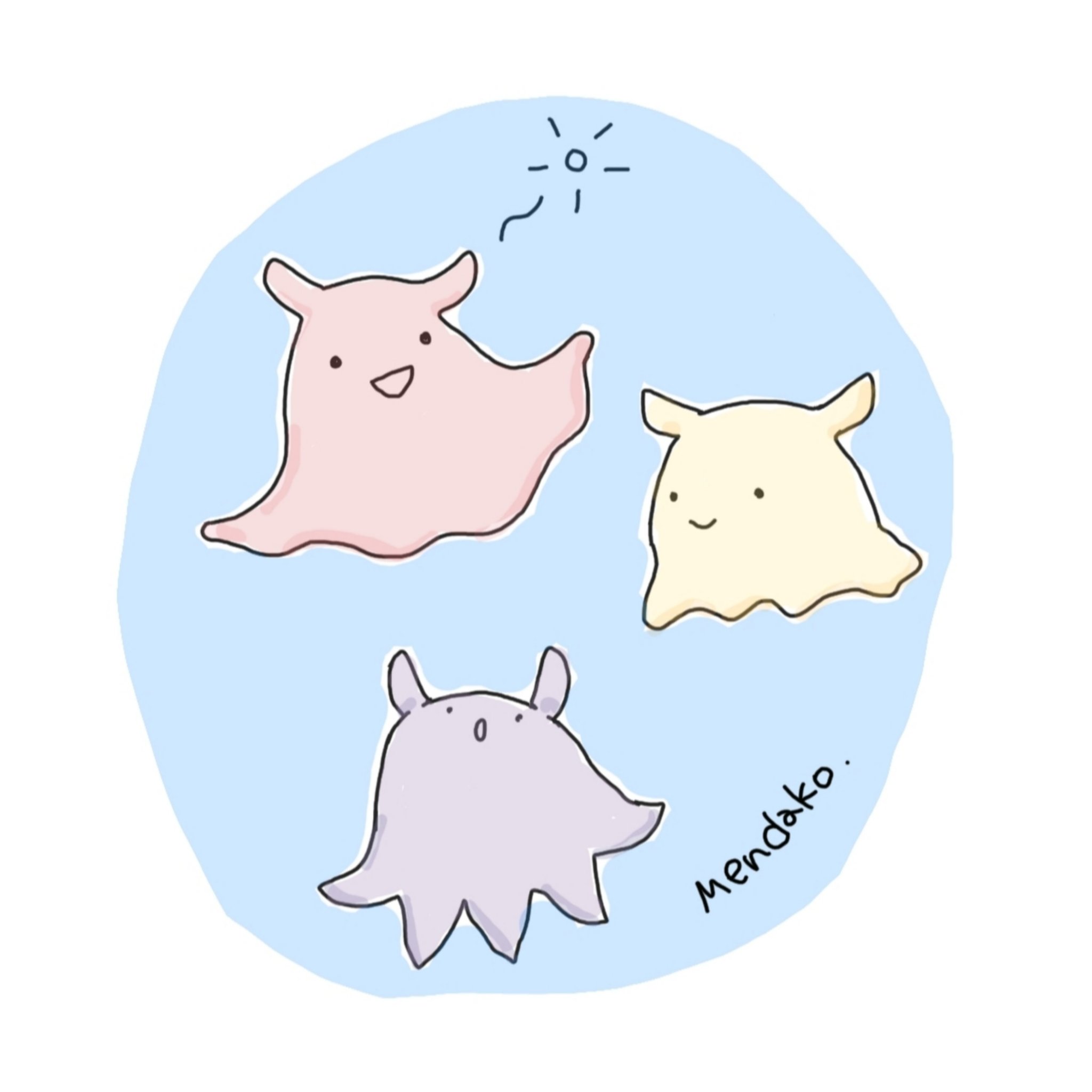うさぎまんじゅう メンダコ イラスト好きな人と繋がりたい イラスト 趣味 暇つぶし イラスト初心者 スマホと指で絵は描ける Penup 絵 メンダコ たこ 深海魚 可愛い T Co 9phujj4us4 Twitter