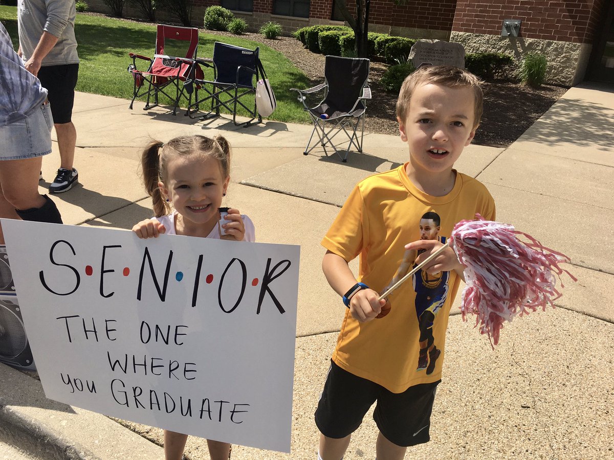 BrettHespell's tweet photo. Congratulations to the @LockportHS205 Class of 2020!

The kids even got to see a few of our @LockportHoops grads!

#PorterPride https://t.co/WojxbyFMa4